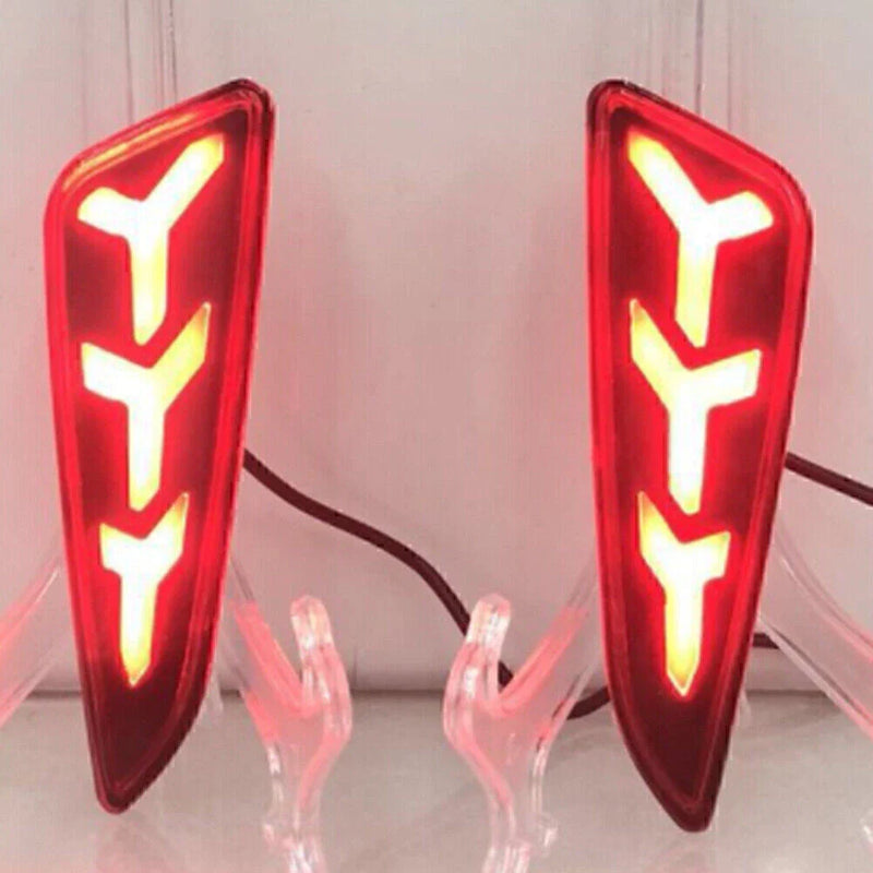 Toyota CHR (2017-2018) Red Rear Bumper Lights  Taillights