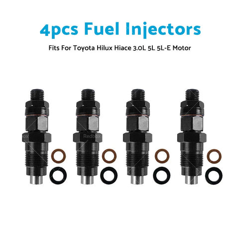 Toyota Hilux Hiace 3L 5L 4X Diesel Fuel Injectors (1997-2005)