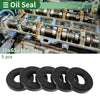 Oil Seal 30x65x12mm Black 5 pcs Seal Ring Rotary Shaft NBR Rubber