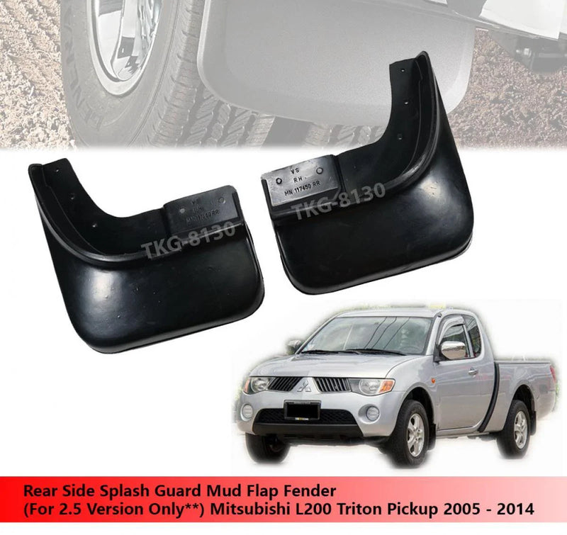 Mitsubishi L200 Triton (2.5L) Rear Mud Flap (2005-2014)
