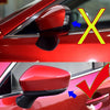 Mazda 6 Door Wing Mirror Cover Cap Shell Red (2018–2022)