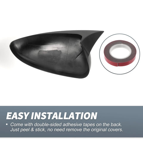 Chevrolet Cruze Rearview Mirror Cover Overlay Gloss Black (2009-2015)