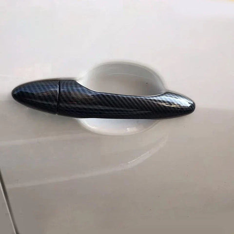 Kia Forte K3 Carbon Fiber Door Handle Trims (2013-2015)