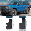 Ford Bronco 2021-2025  Splash Guards No-Drill Mud Flaps