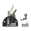 1NEEDLE Lockstitch Machine Overlock Curve Edge Folder Bias Binder Foot