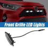 Toyota RAV4 (2019-2022) White Black LED Front Grille Lights Set