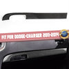 Dodge Charger Carbon Fiber Storage Box Stripe Sticker Cover (2011-2014)