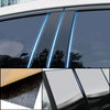Jeep Cherokee 6 x Window Door Pillar Post Covers Black (2014-2023)
