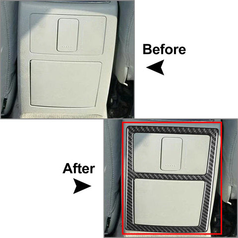 Volkswagen Passat B5 (2001-2005) Black Rear Console Panel Cover Trim