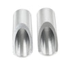 Honda Ruckus Zoomer Silver Motorcycle Footpegs (2003-2023)