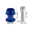 Kawasaki 1 Pair M10x1.5 Blue Motorcycle Swing Arm Spools Sliders