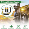 Motorcycle Handlebar End Grips Aluminum Alloy Goldtone Hand Grips Cover Kit
