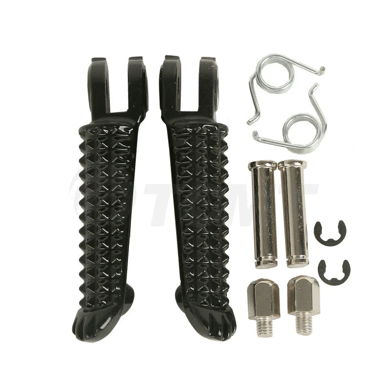 Yamaha YZF R1 Black Left & Right Front Footrest Pegs (1998-2025)