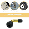 Car Motorcycle 2 x PVR70 Tire Valve Stem 135 Degree Snap-in Rubber Base