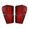 Polaris Ranger 1000 XP CREW Red UTV Brake Tail Light Set (2019-2021)
