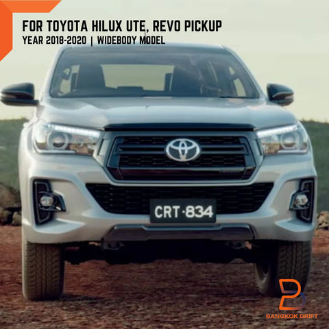 Toyota Hilux Ute 5" Matte Black Fender Flares (2018-2020)