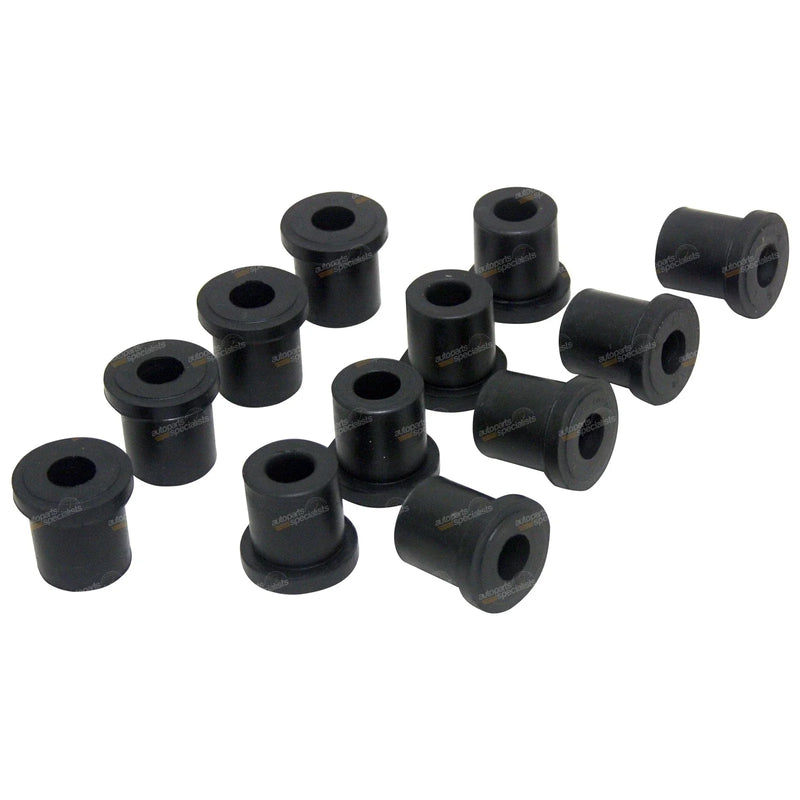 Toyota 70 Series MWB Front or Rear Spring + Shackle Rubber Bush Kit