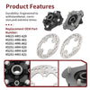 Honda Rancher 420 Foreman 500 Front L&R Wheel Hubs Disc