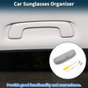 Toyota RAV4 Eyeglasses Holder Storage Box ABS Cloth Grey Sunglasses Case