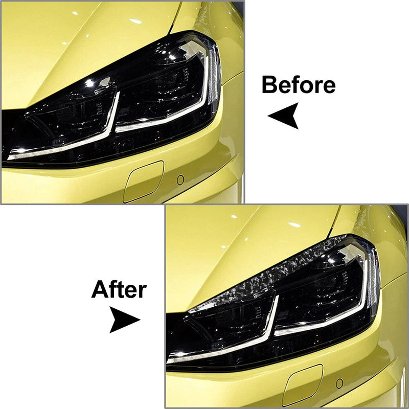 Volkswagen Golf MK7 MK7.5 Headlight Eyebrow Eyelid Covers (2014-2019)