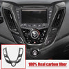 Hyundai Veloster 2011-2017 Full Carbon Fiber Console AC Vent Cover Trim
