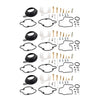 Honda CBR600F2 4 x Motorcycle Carburetor Repair Kit (1991-1994)