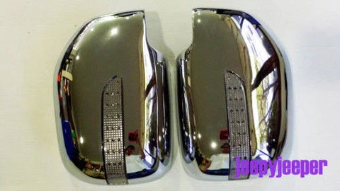 Toyota Hilux MK4 / MK5 Sportrider Chrome Mirror Cover LED (1997-2004)