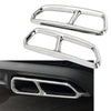Audi A6 S6 Stainless Steel Exhaust Muffler Tail Pipe Trim Cover (2015-2018)