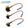 3 x Car Fuse Tap with 3 x 5A Mini Low Profile Fuses  (N/A)