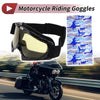 Motorcycle Riding Goggles Yellow Lens White Black Frame Cycling Sunglasses