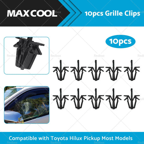Toyota Hilux Pickup 10 x Grille Clips (1984-2004)