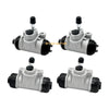 Kawasaki Mule 500 520 550 2 x Front & Rear Brake Wheel Cylinders w/Shoes
