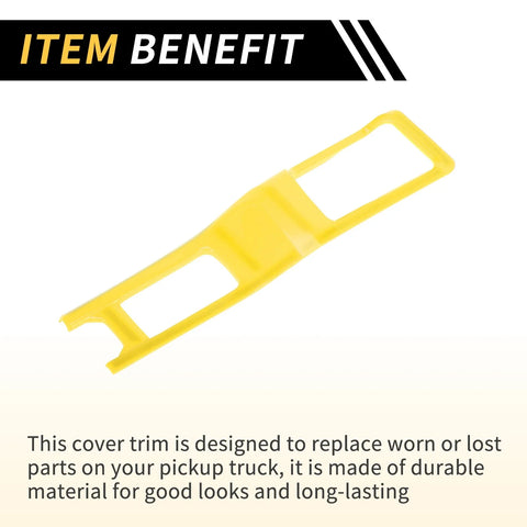 Jeep Wrangler JL JLU (2018-2024) - Yellow 4WD Gear Shift Panel Cover