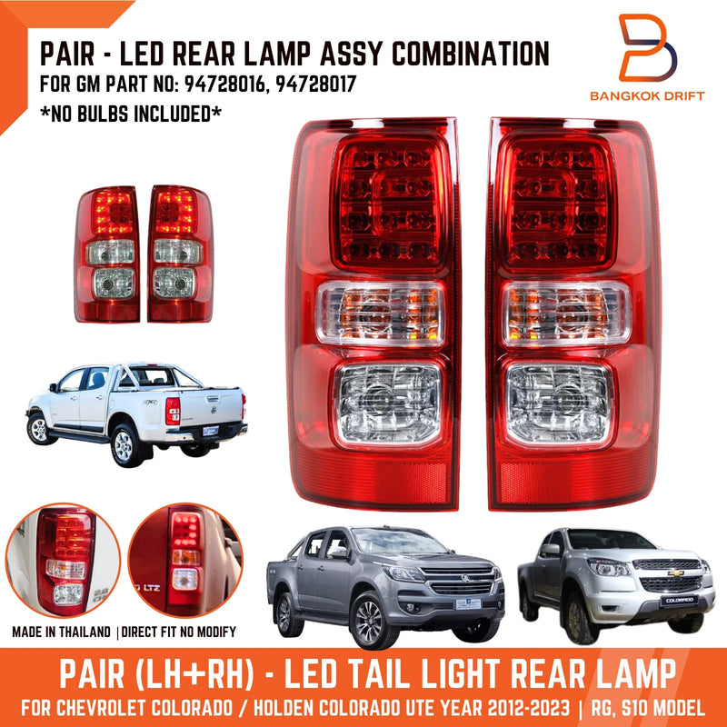 HOLDEN COLORADO UTE PAIR LED TAIL LAMPS (2012-2023)