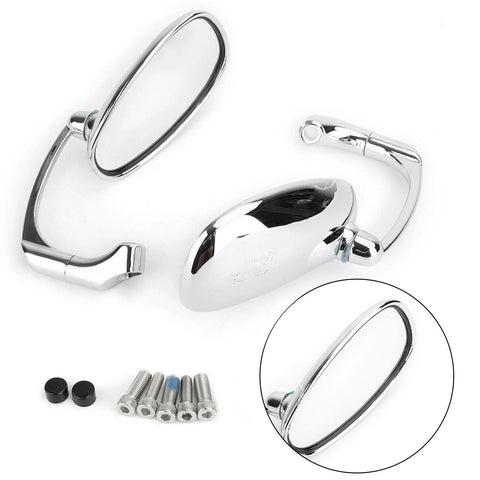 Motorcycle M8 / M10 (F2) Custom Chrome Mirrors (2017-2023)