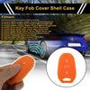 Peugeot 208 / e208 Orange Key Fob Shell Cover Case (2019-2023)