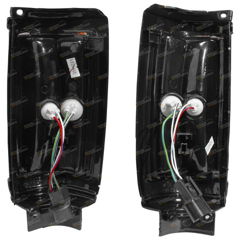 Mitsubishi Triton ME MF MG MH MJ LH+RH Black Corner Lights Pair (1986-1996)
