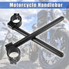 1 Pair 45mm Motorcycle Handlebar Clip Ons Black