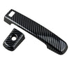 Nissan Altima Carbon Fiber Style Smart Side Door Handle Covers (2008-2013)