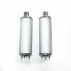 110cc Dinosaur Style Quad ATV Twin Exhaust Pipe & Silver Alloy Mufflers