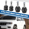 Jeep Commander 4 x Front Upper Lower Ball Joints (2006-2010)