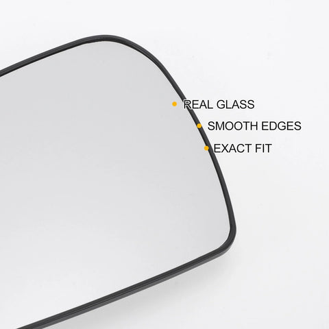 KIA Ceed Left Side Heated White Mirror Glass (2012-2018)