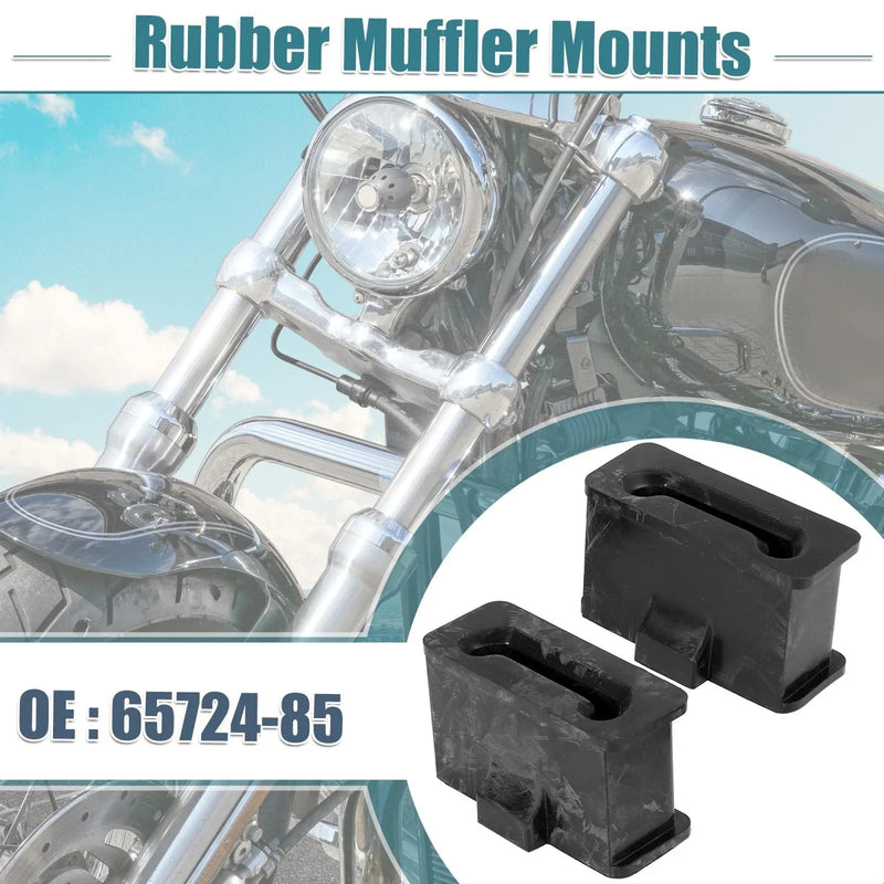 Harley-Davidson FL Trike 2 x Motorcycle Rubber Muffler Mounts