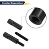 Jeep CJ7 (1976-1986) Black Metal Valve Cover Hold Down Kit 7Pcs