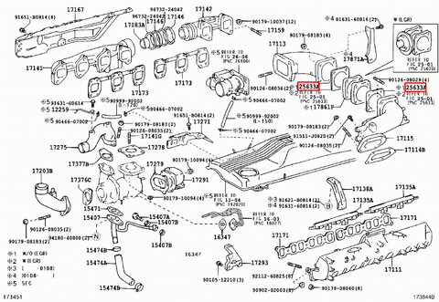 Toyota LandCruiser HDJ100 1HD FTE 4.2 Diesel EGR Valve