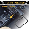 Jeep Wrangler JL (2018-2023) - Carbon Fiber Black Gear Shift Frame Cover