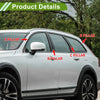 BMW 1-Series (2017-2021) Black 6 Pcs Door Pillar Window Trim