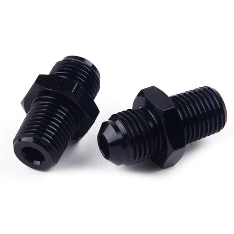GM Turbo 4L60E 6AN Transmission Oil Cooler Adapter Fittings (1993-2002)