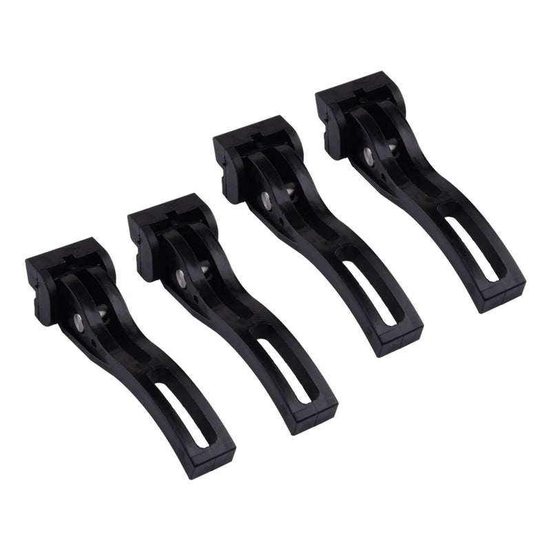 Hard Tri-Fold Tonneau Cover 4Pcs Universal Rear Clamp