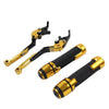 Speed Triple R Gold Extendable Brake Clutch Levers & Handlebar Grips (2011-2015)